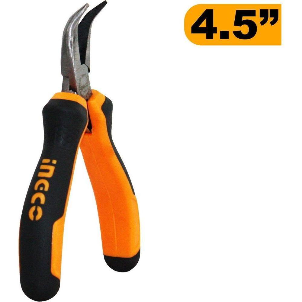 Ingco HMBNP08115 Mini Bent Nose Pliers 4.5 Ingco HMBNP08115 Mini Bent Nose Pliers 4.5